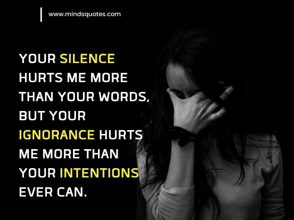 Hurt Silence Quotes