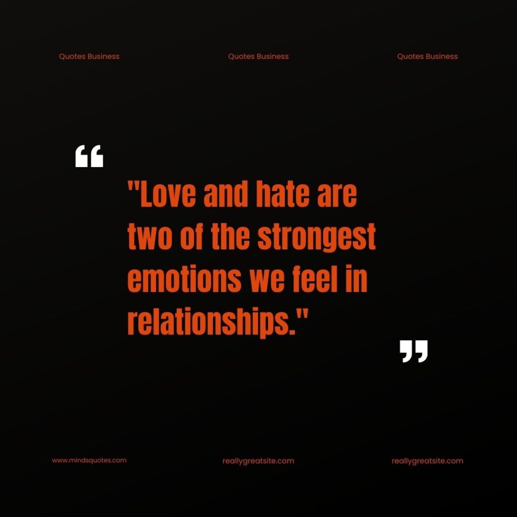 Hate Quotes for Love