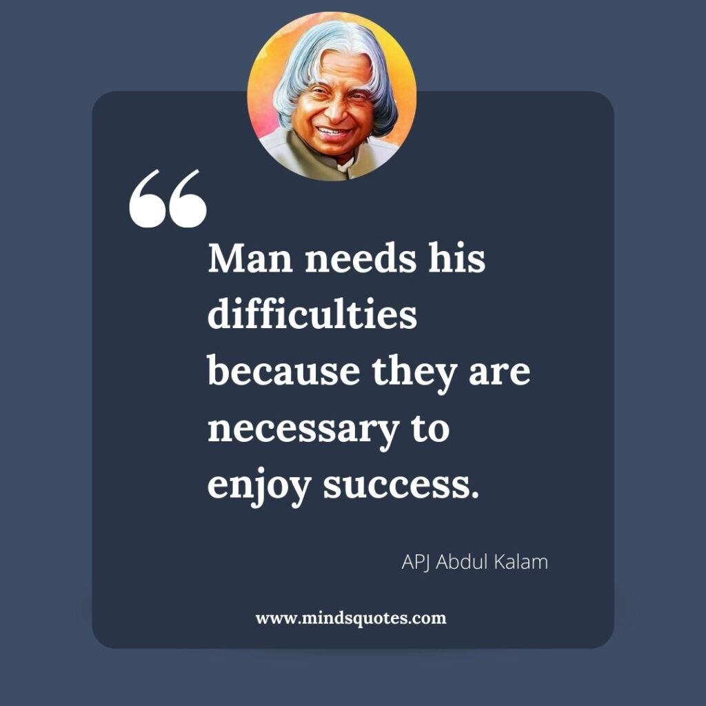 Positive Thoughts by APJ Abdul Kalam