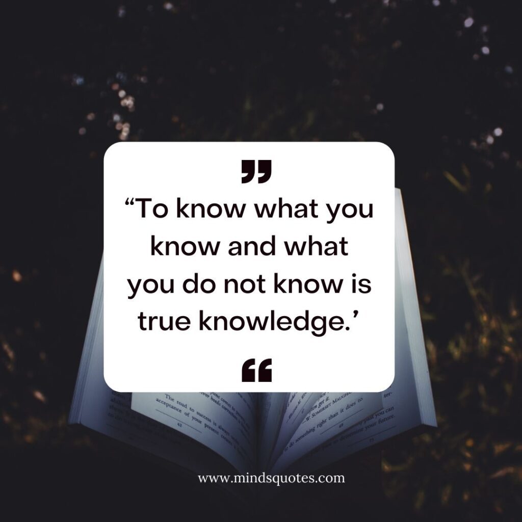 Quotes about knowledge