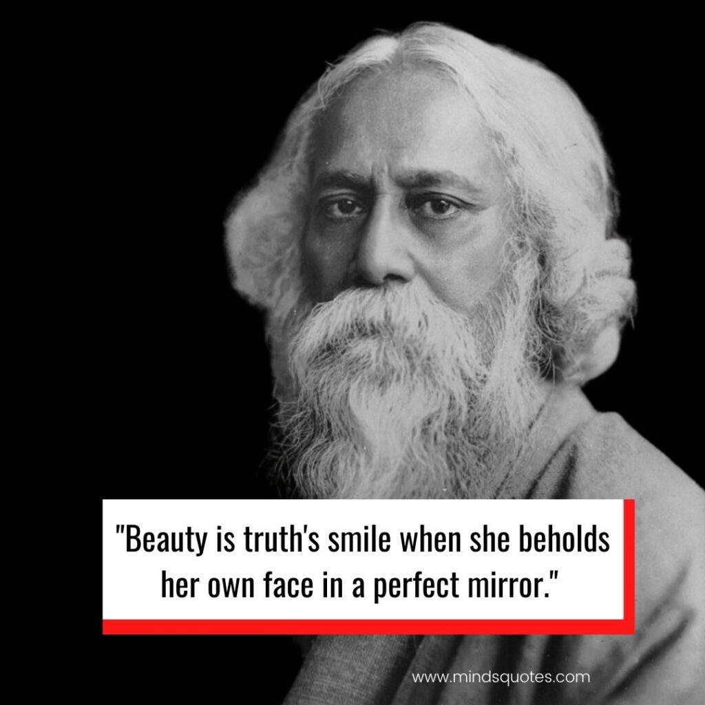 Rabindranath Tagore quotes beauty