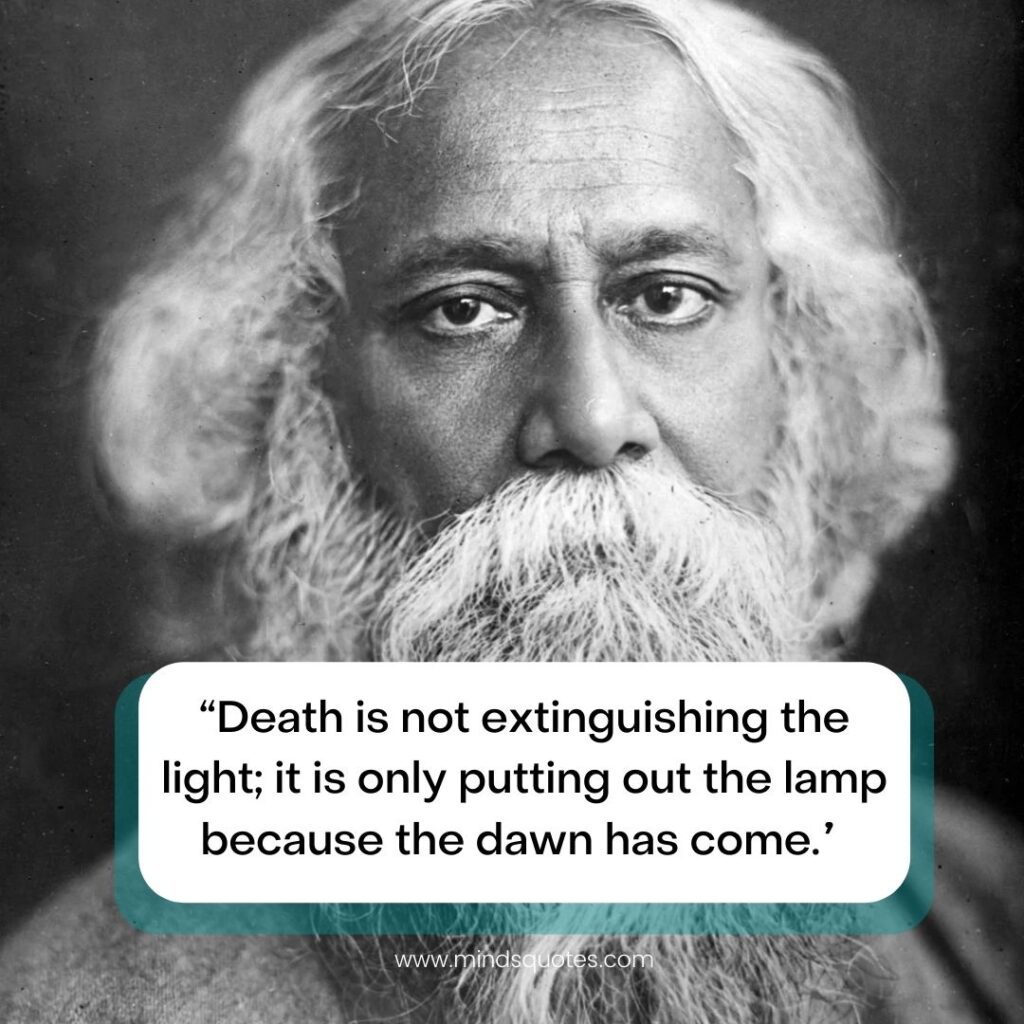 Rabindranath Tagore quotes in English