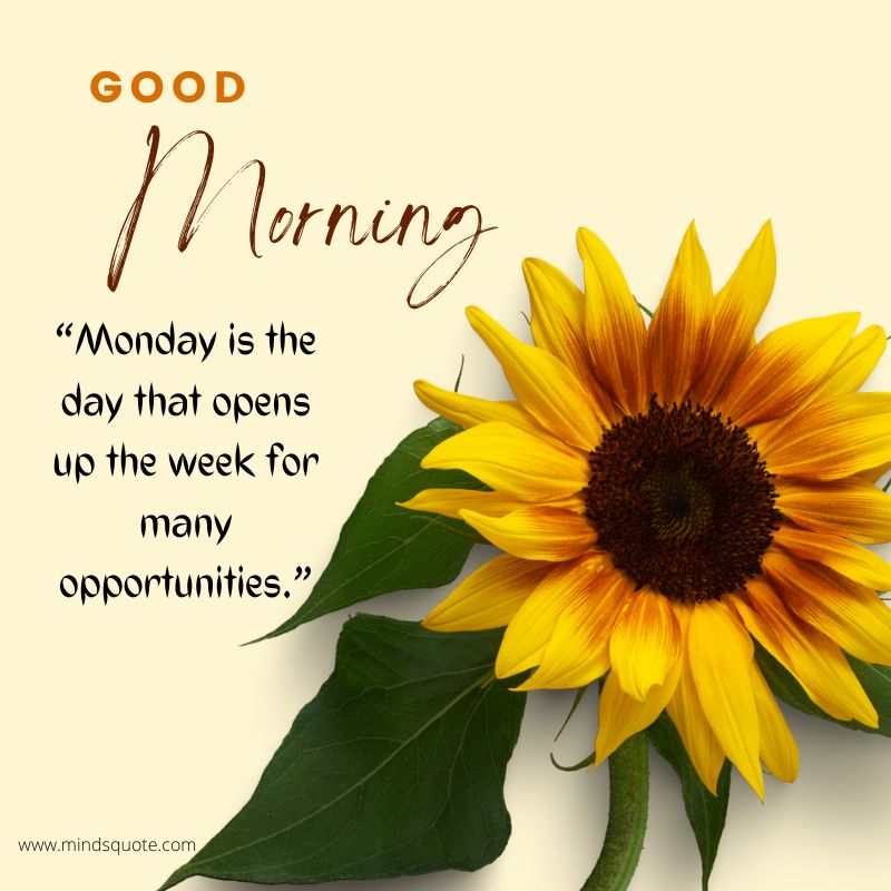 Good Morning Monday Quotes on Blessings