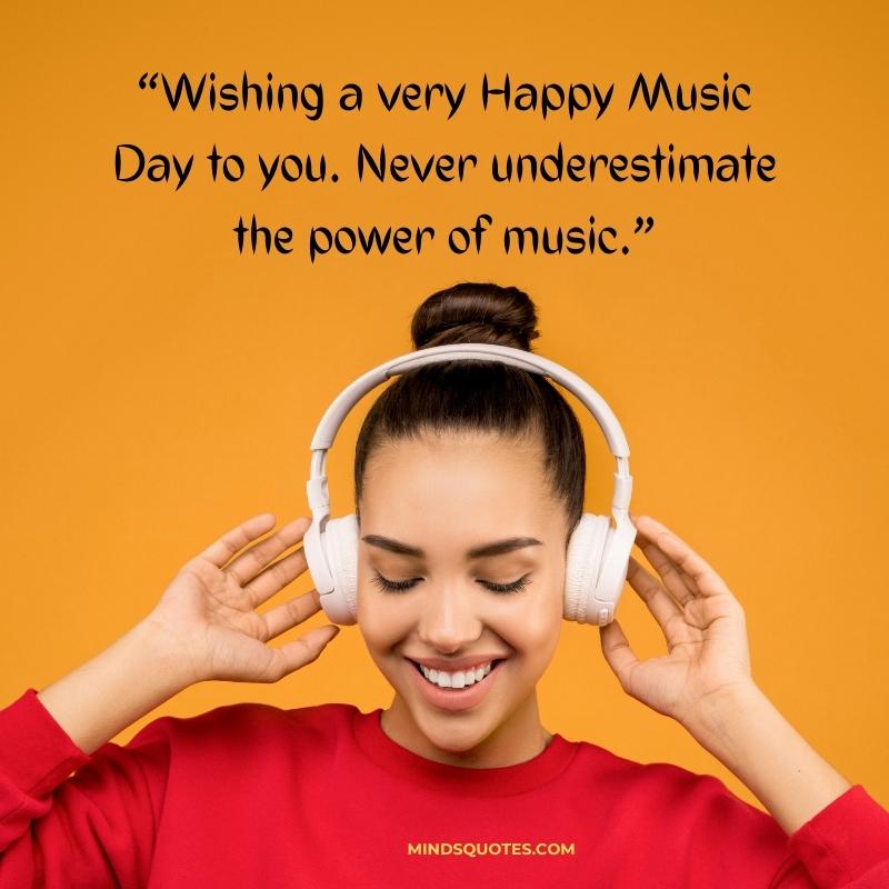 World Music Day Wishes Quotes