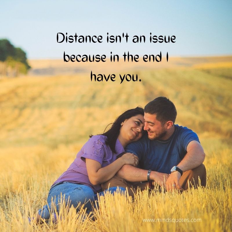 long distance relationship quotes in english