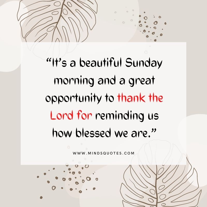 sunday blessings messages