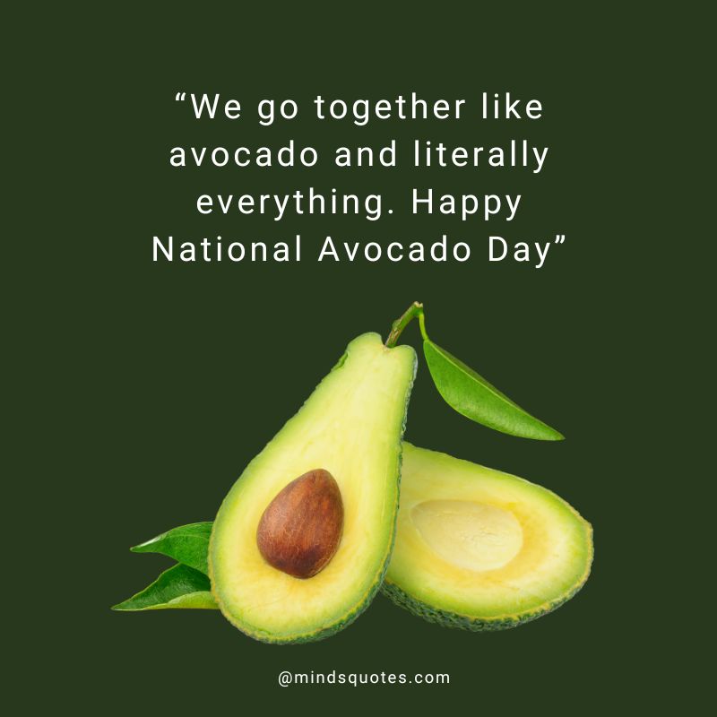 Happy National Avocado Day Message