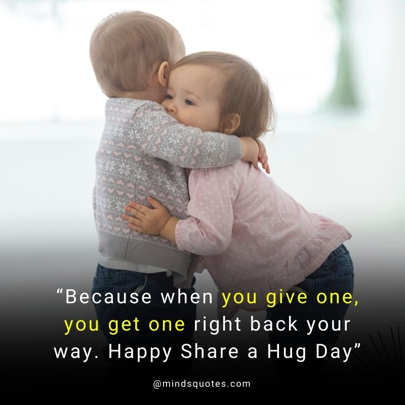 Happy Share a Hug Day Wishes