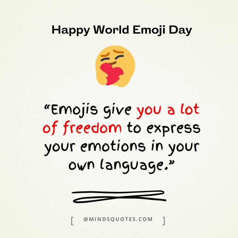 Happy World Emoji Day Message 