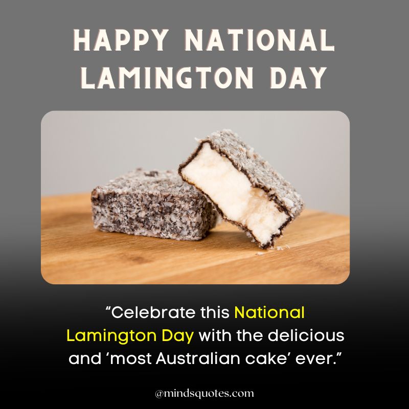 National Lamington Day Wishes 2022
