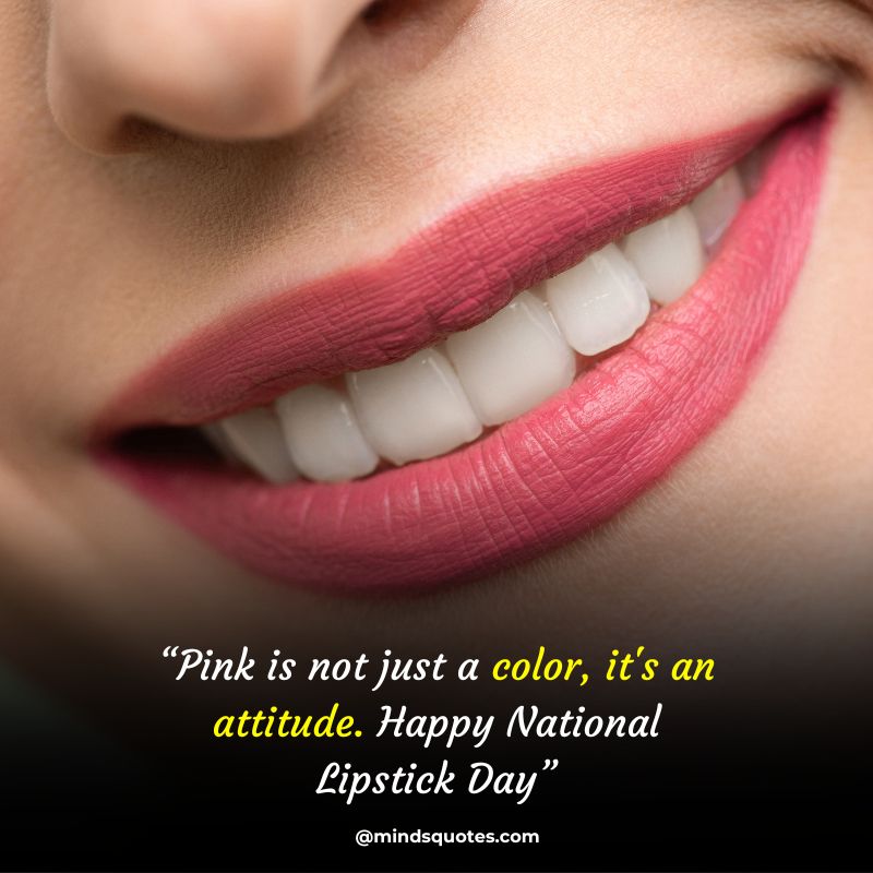 National Lipstick Day Message