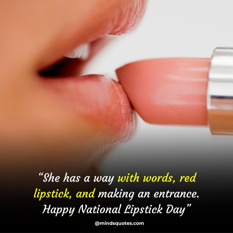 National Lipstick Day Wishes