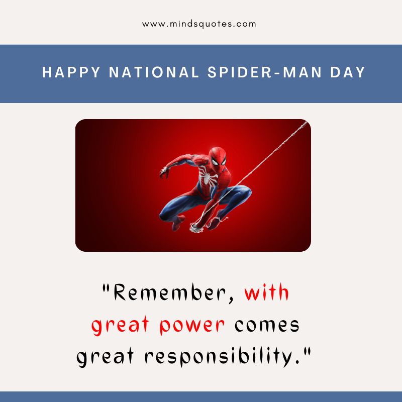 National Spider-Man Day Quotes
