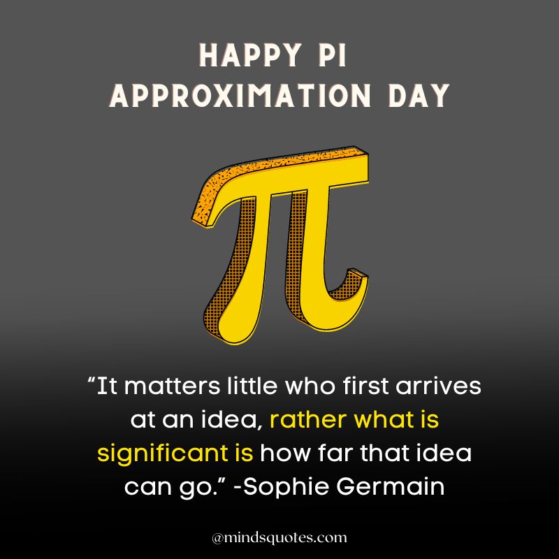 Pi Approximation Day Quotes in English