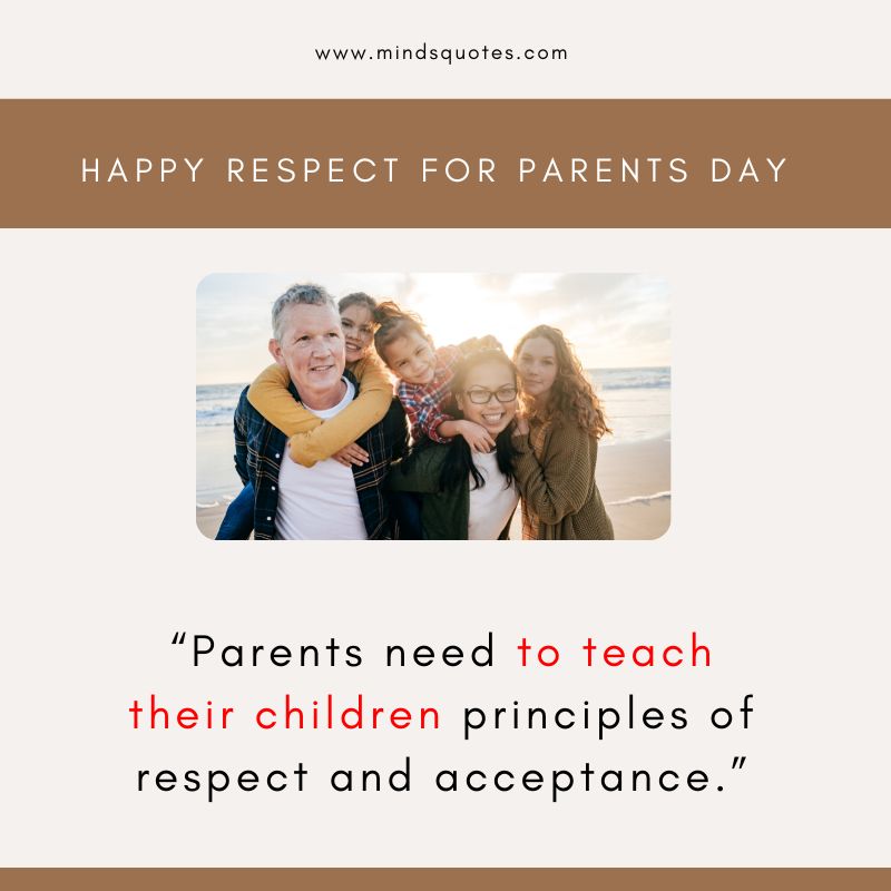 Respect For Parents Day Message