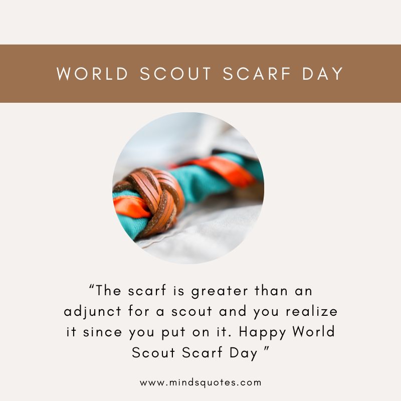 World Scout Scarf Day Wishes