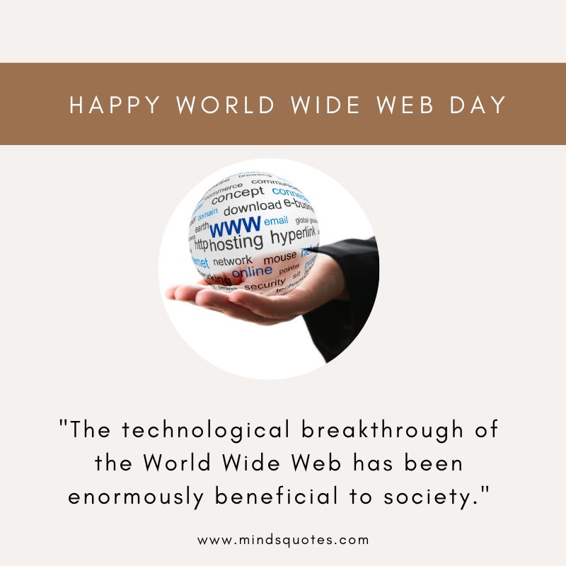 World Wide Web Day Message