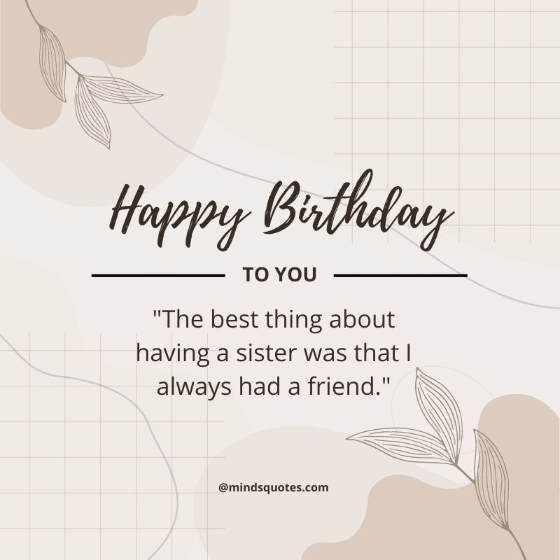 heart touching birthday quotes for sister