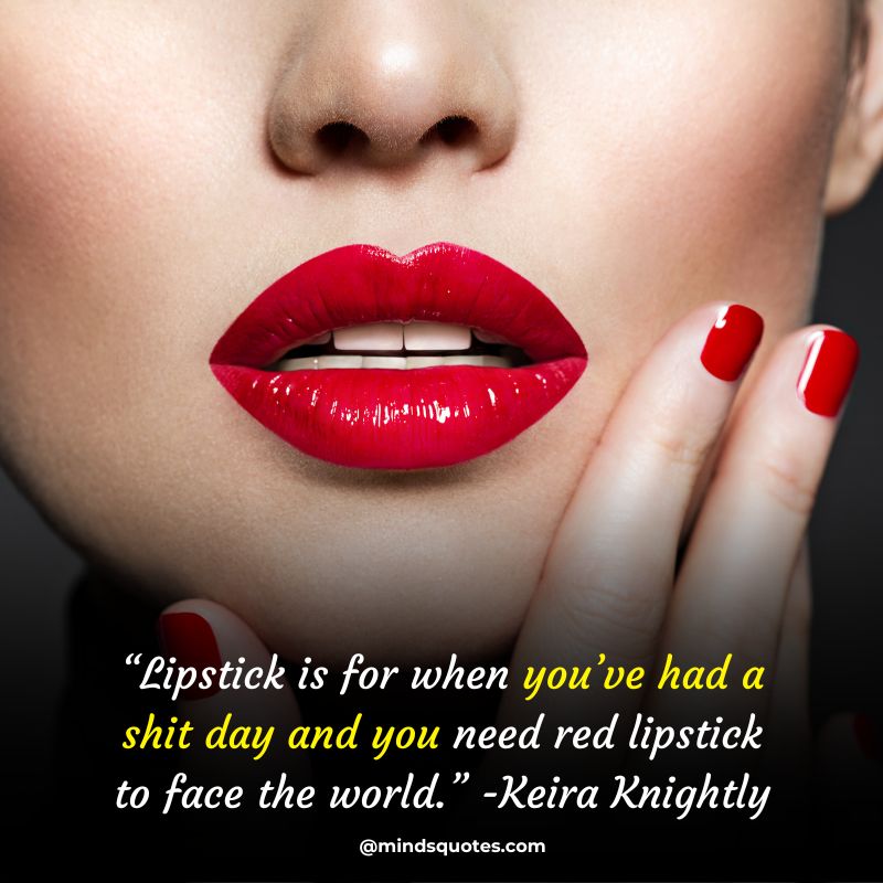 lipstick quotes for instagram
