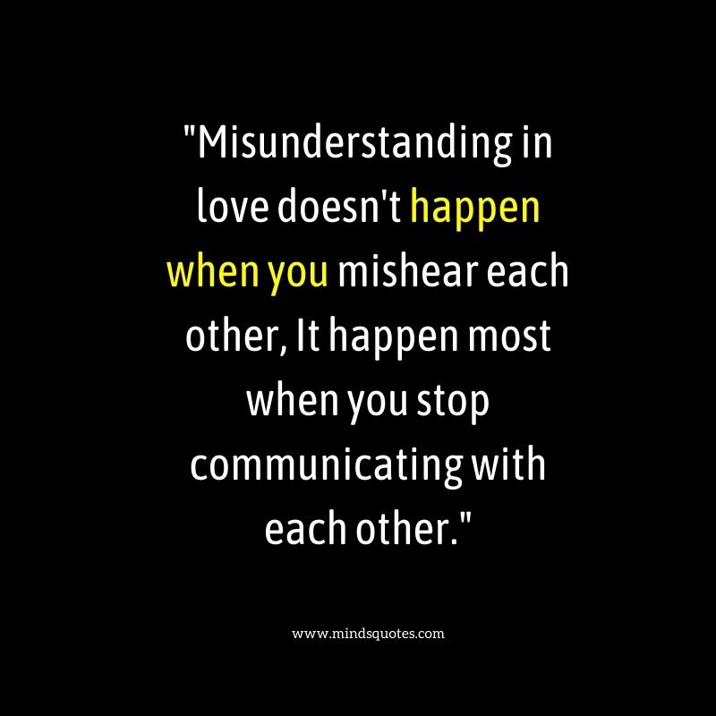 misunderstanding quotes in relationship