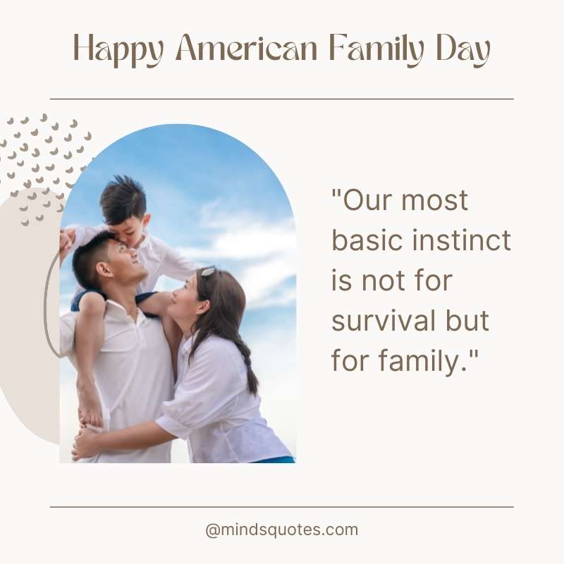 American Family Day Message