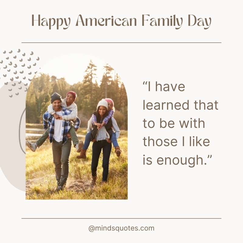 Happy American Family Day Wishes