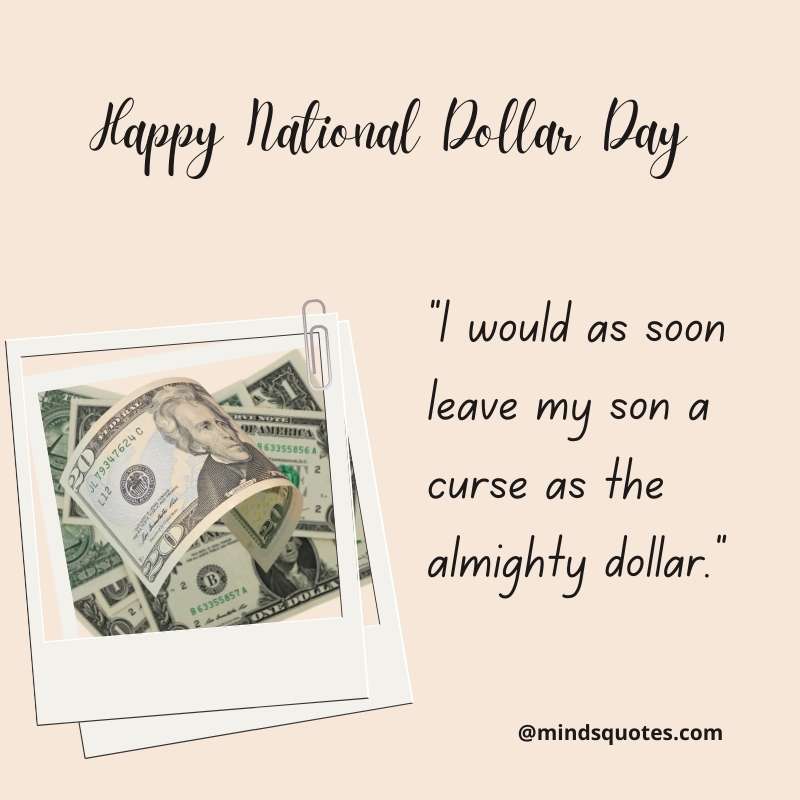 Happy National Dollar Day Message