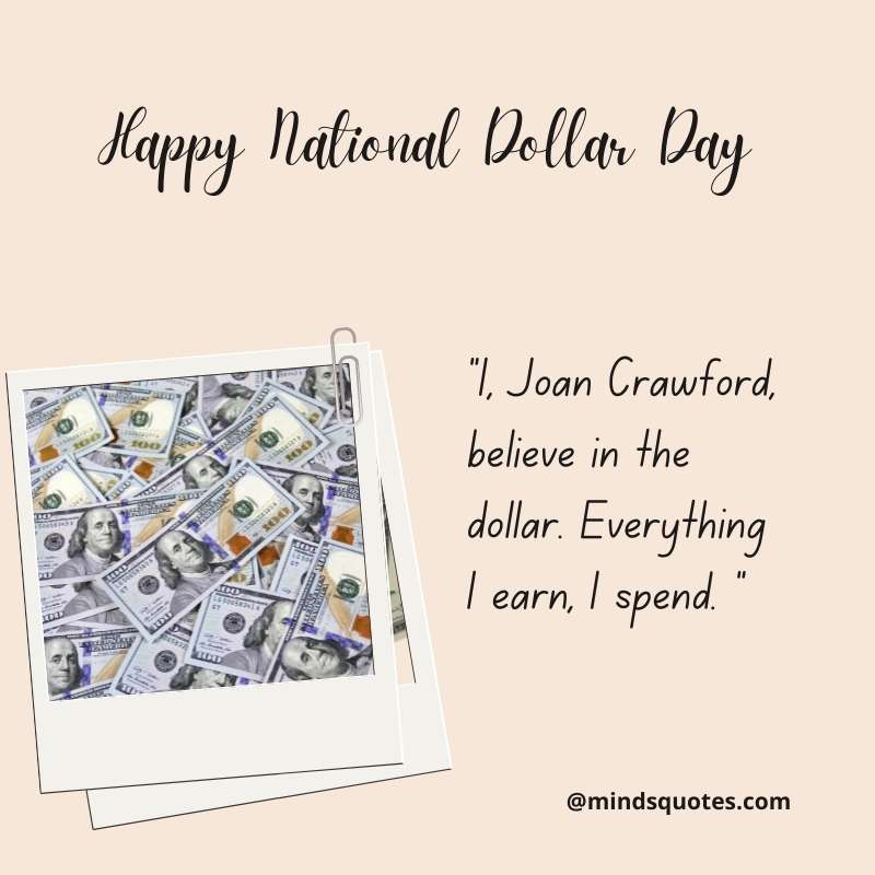 Happy National Dollar Day Wishes