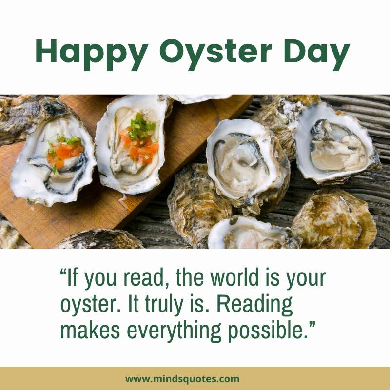 Happy Oyster Day Quotes