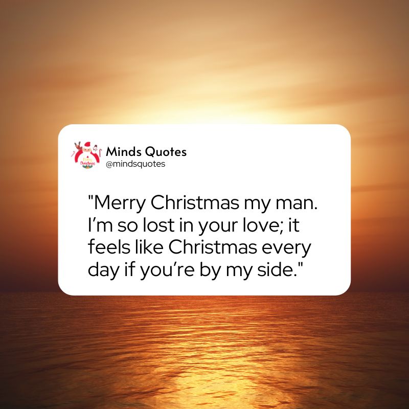 Romantic Christmas Love Quotes for Him