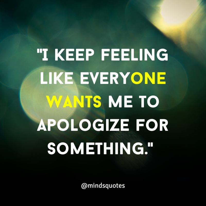 apology quotes for her