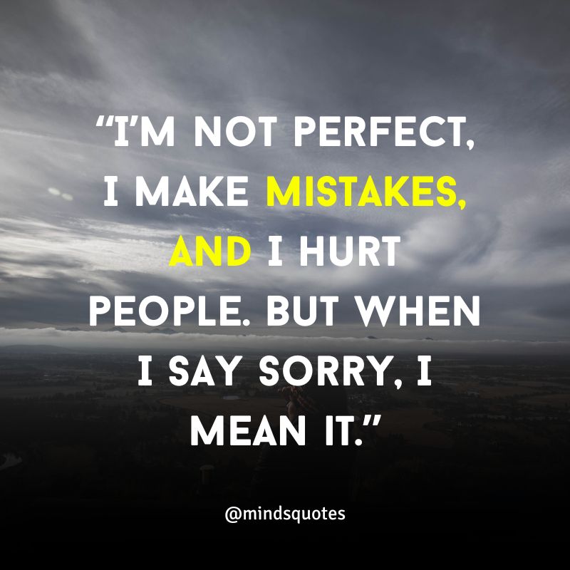 apology quotes for him