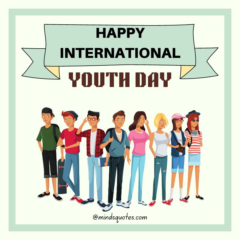 Happy International Youth Day Poster 