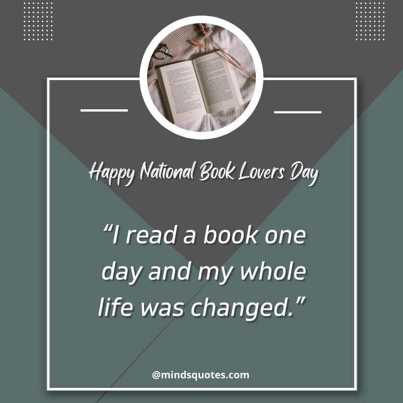 Happy National Book Lovers Day Quotes 