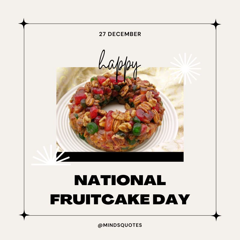 National Fruitcake Day Poster