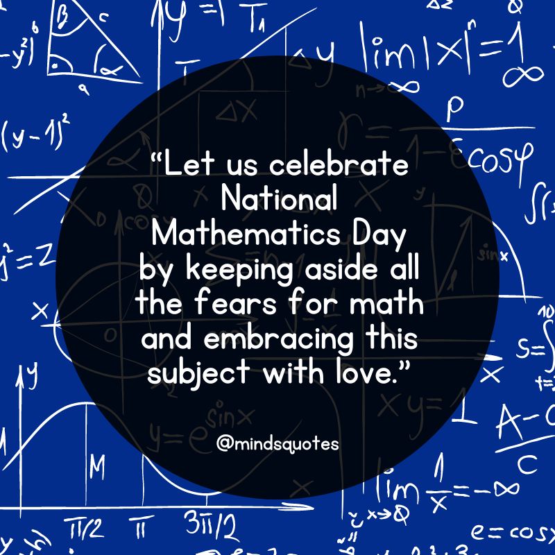 National Mathematics Day Massages