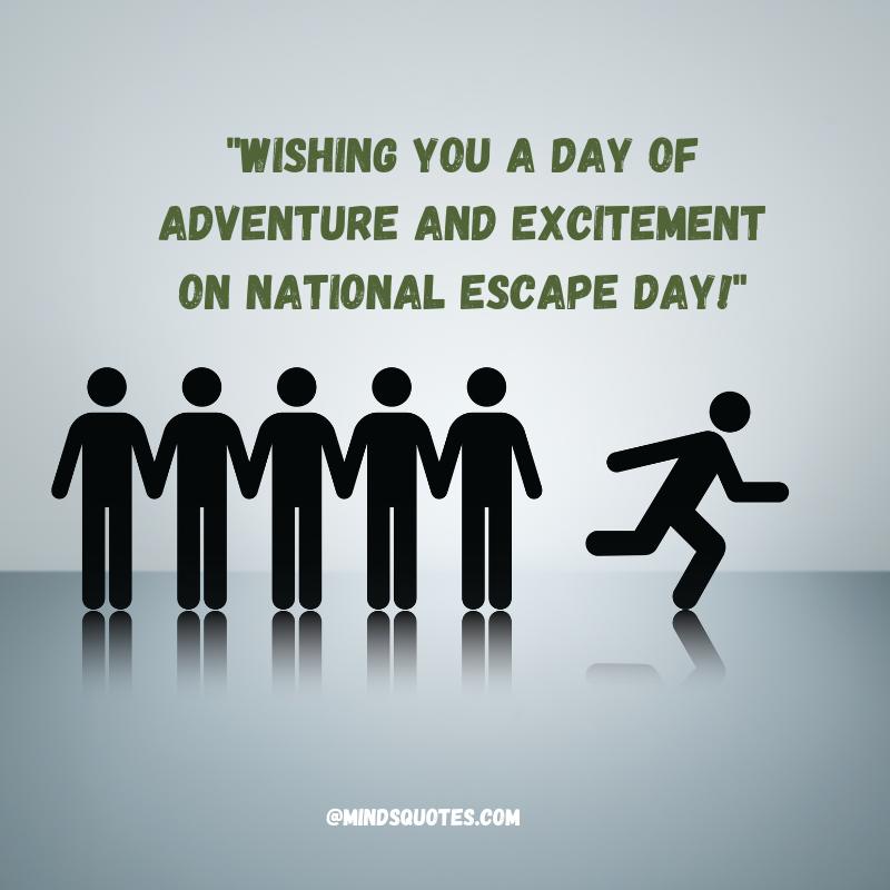 National Escape Day Wishes 