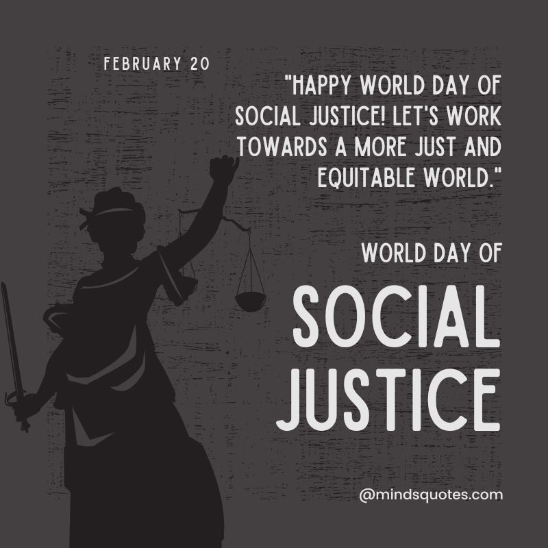 World Day of Social Justice Wishes