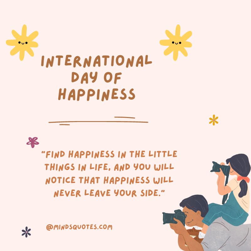 International Day of Happiness Wishes 