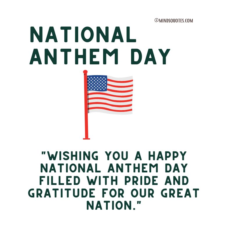 National Anthem Day Messages 