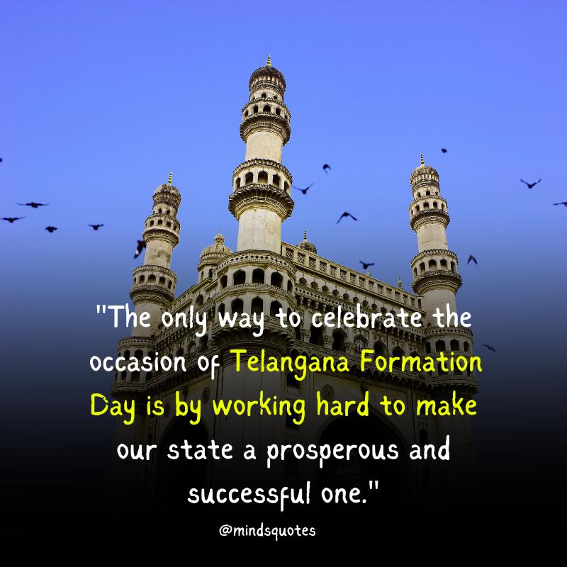 Telangana Formation Day Messages 