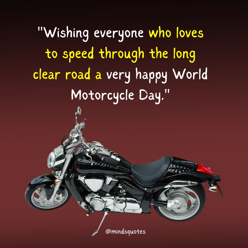 World Motorcycle Day Wishes