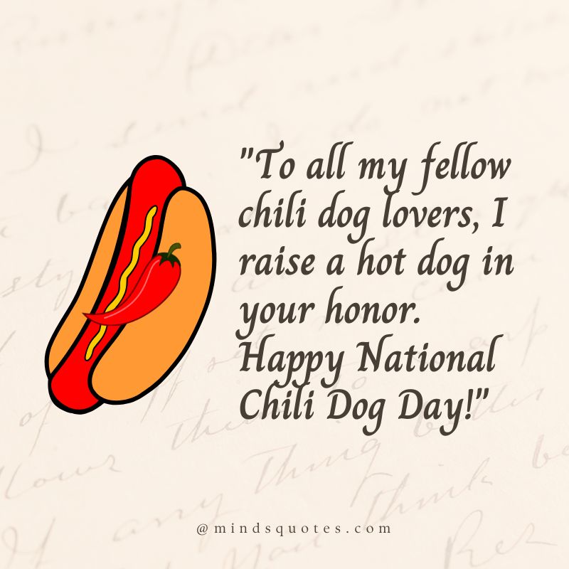 National Chili Dog Day Messages 