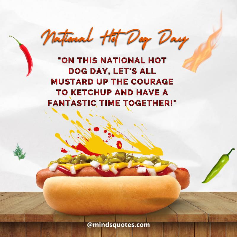 National Hot Dog Day Messages