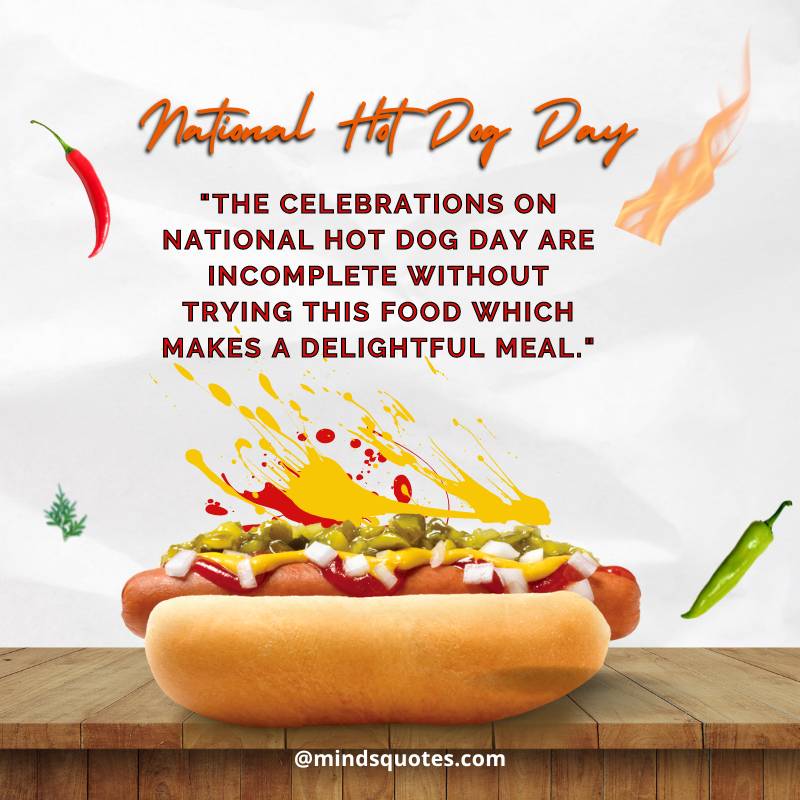 National Hot Dog Day Wishes
