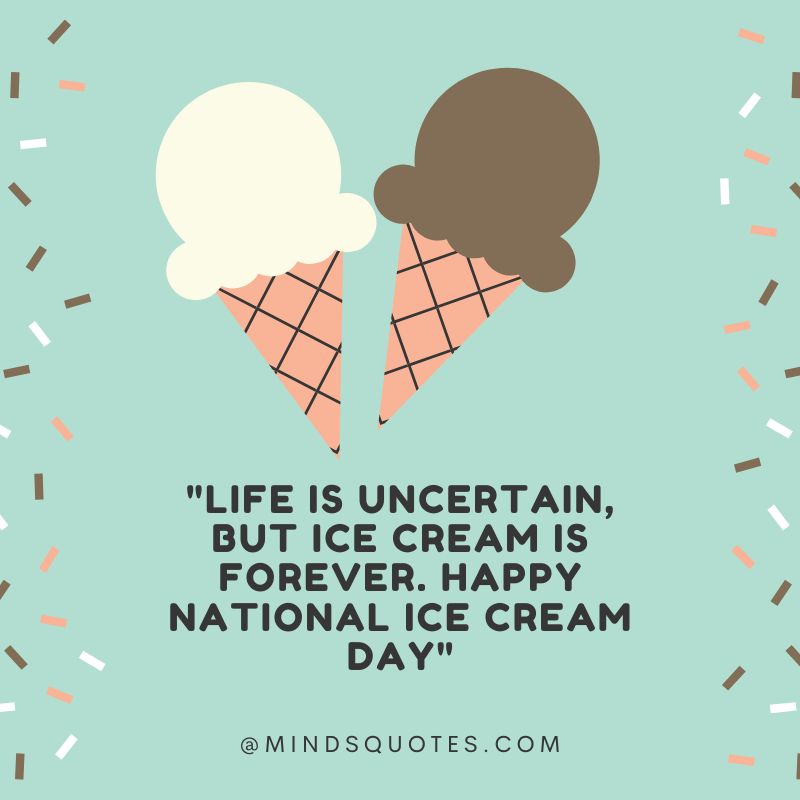 National Ice Cream Day Messages 