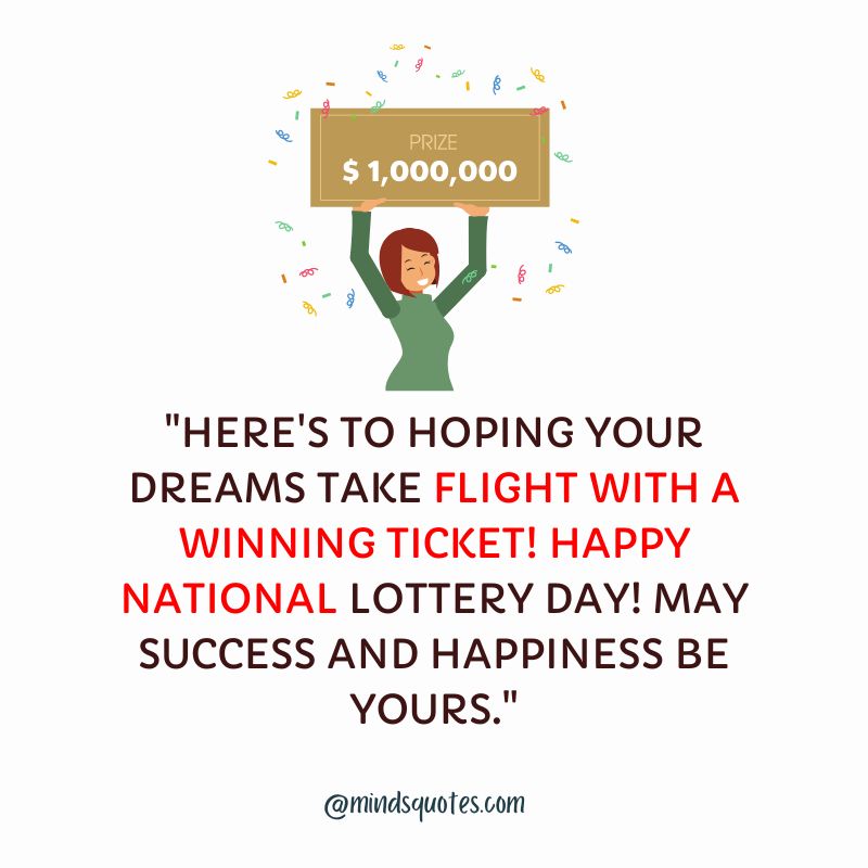 National Lottery Day Messages 