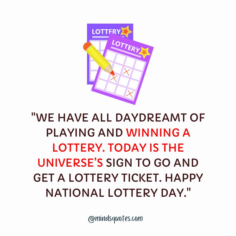 National Lottery Day Wishes