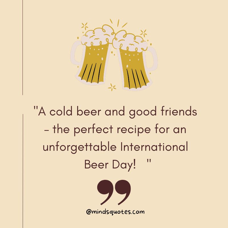 International Beer Day Captions 