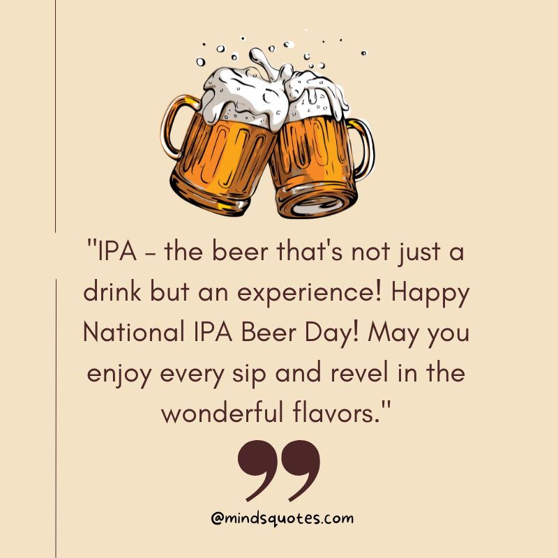 National India Pale Ale Beer Day Messages 